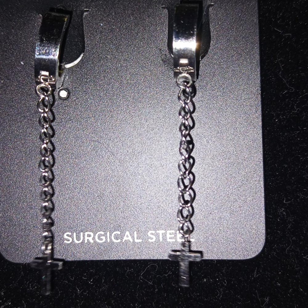 Spencer's Cross Earrings